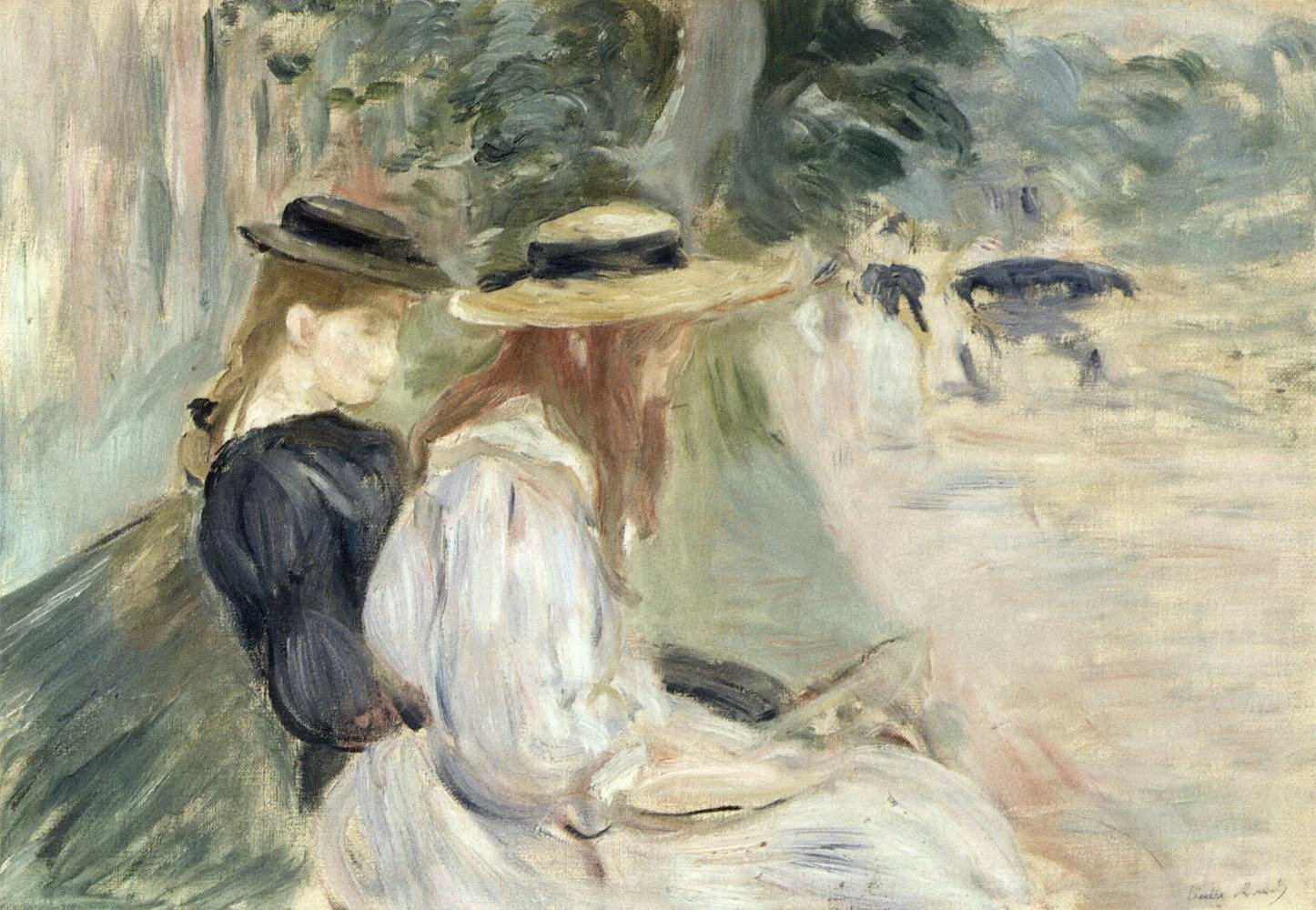 Su una panchina nel Bois de Boulogne - Musée d'Orsay, Paris